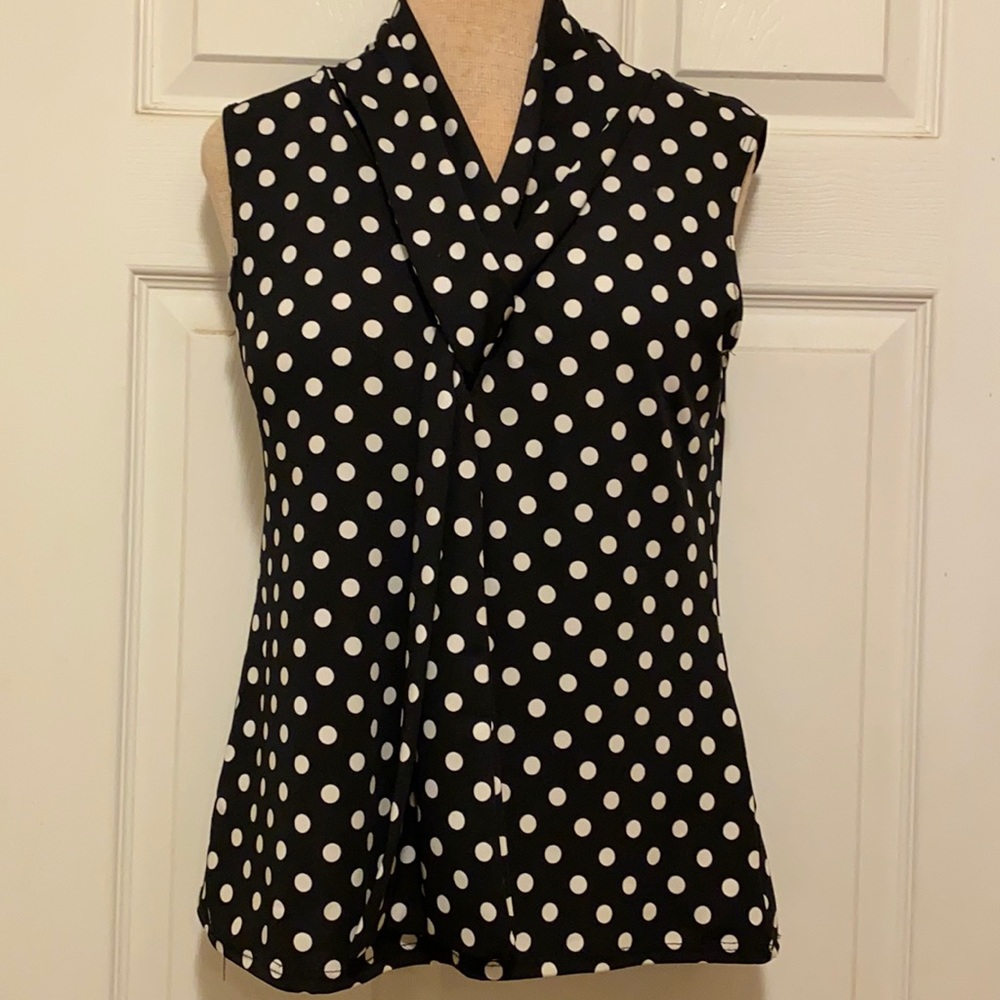 Tiffany and Grey Polka dot Tank top